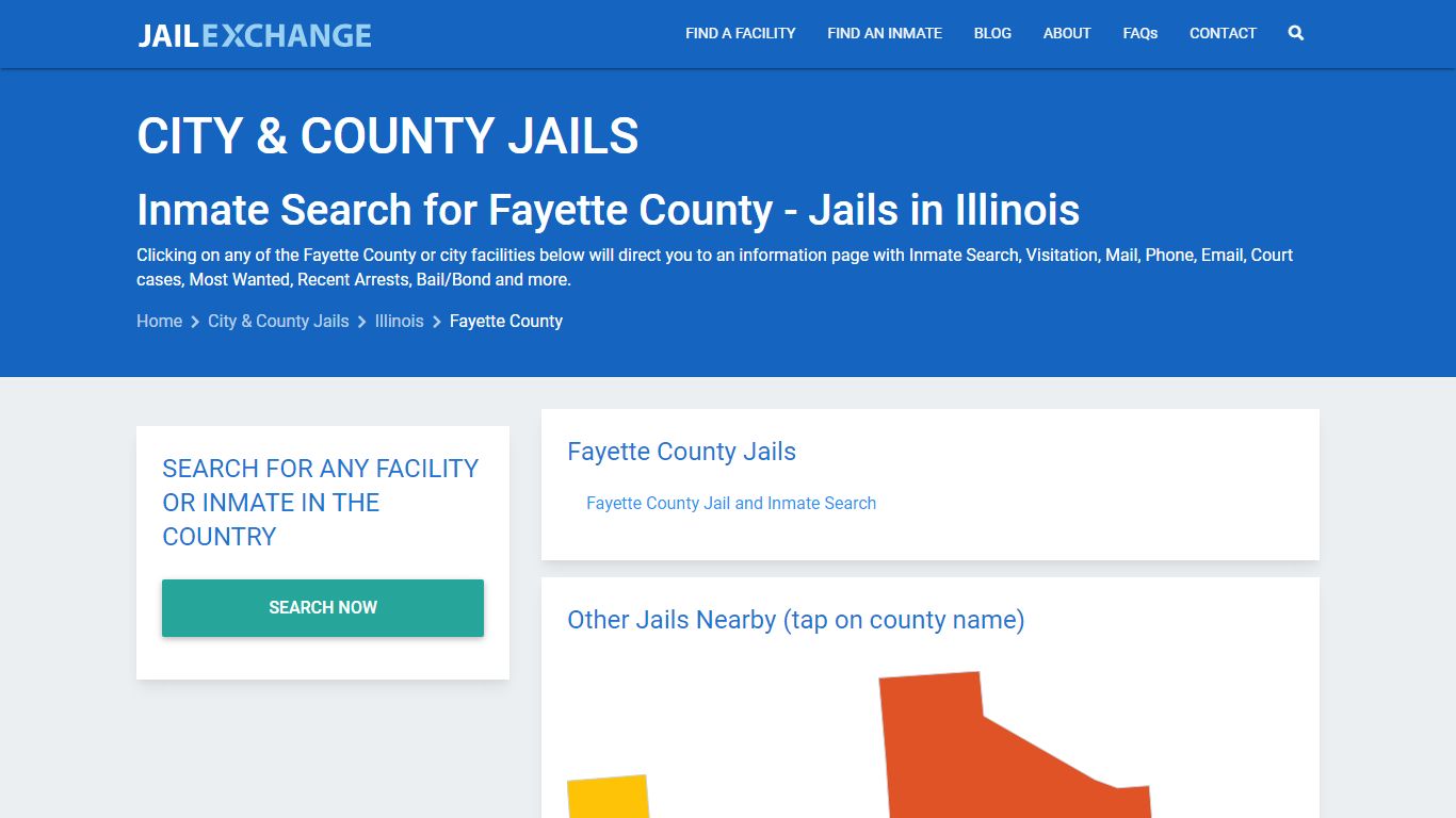 Inmate Search for Fayette County | Jails in Illinois - Jail Exchange